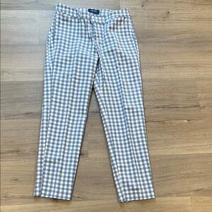 Old Navy Blue and White Gingham Pants